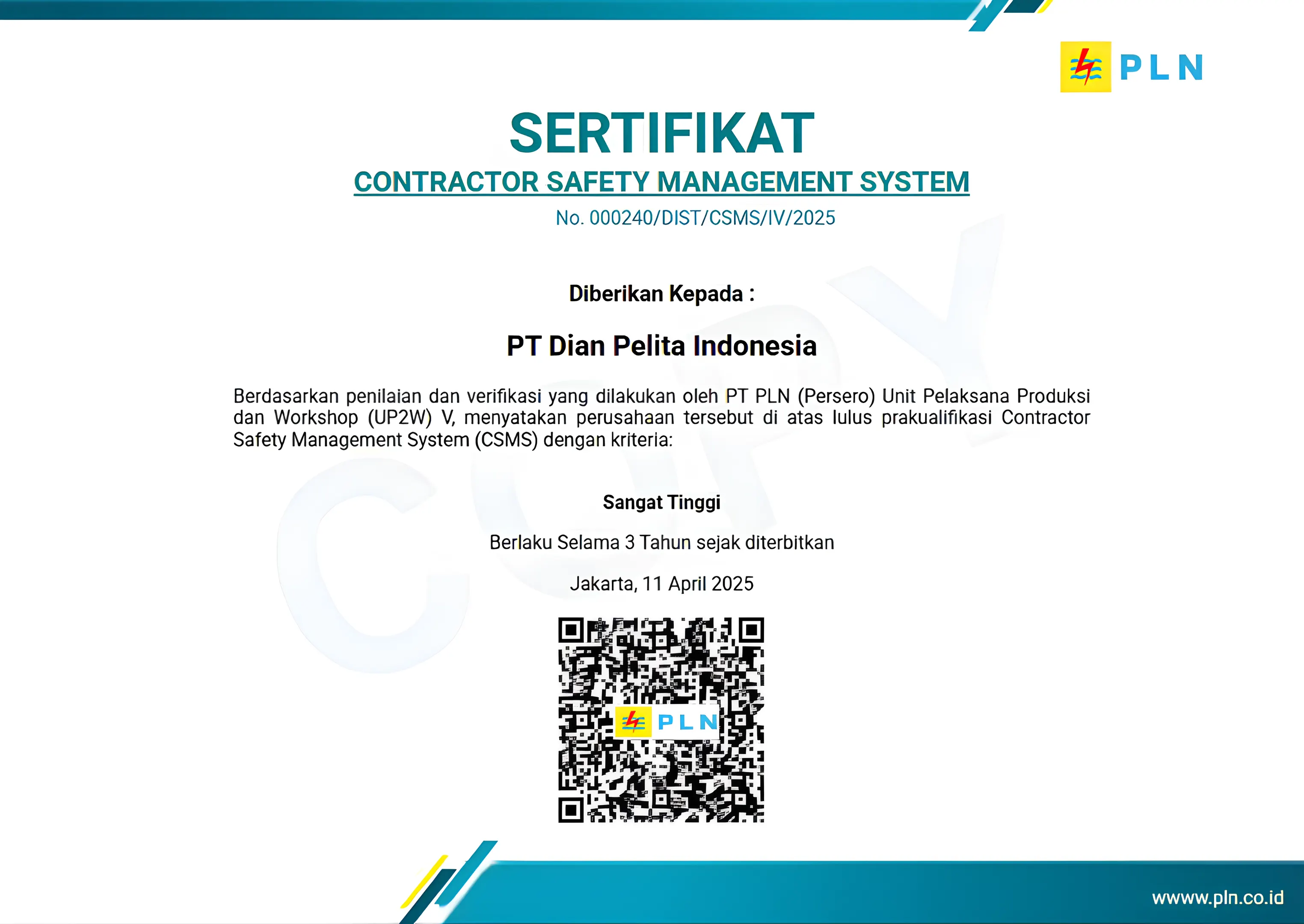 Certificate 4